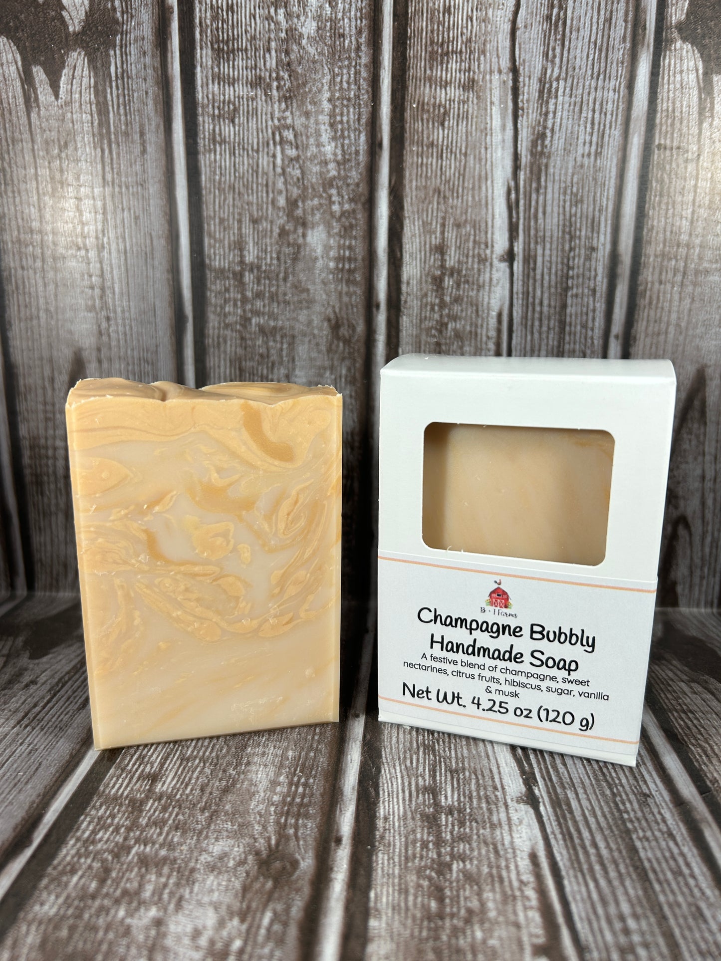 Champagne Bubbly Handmade Soap