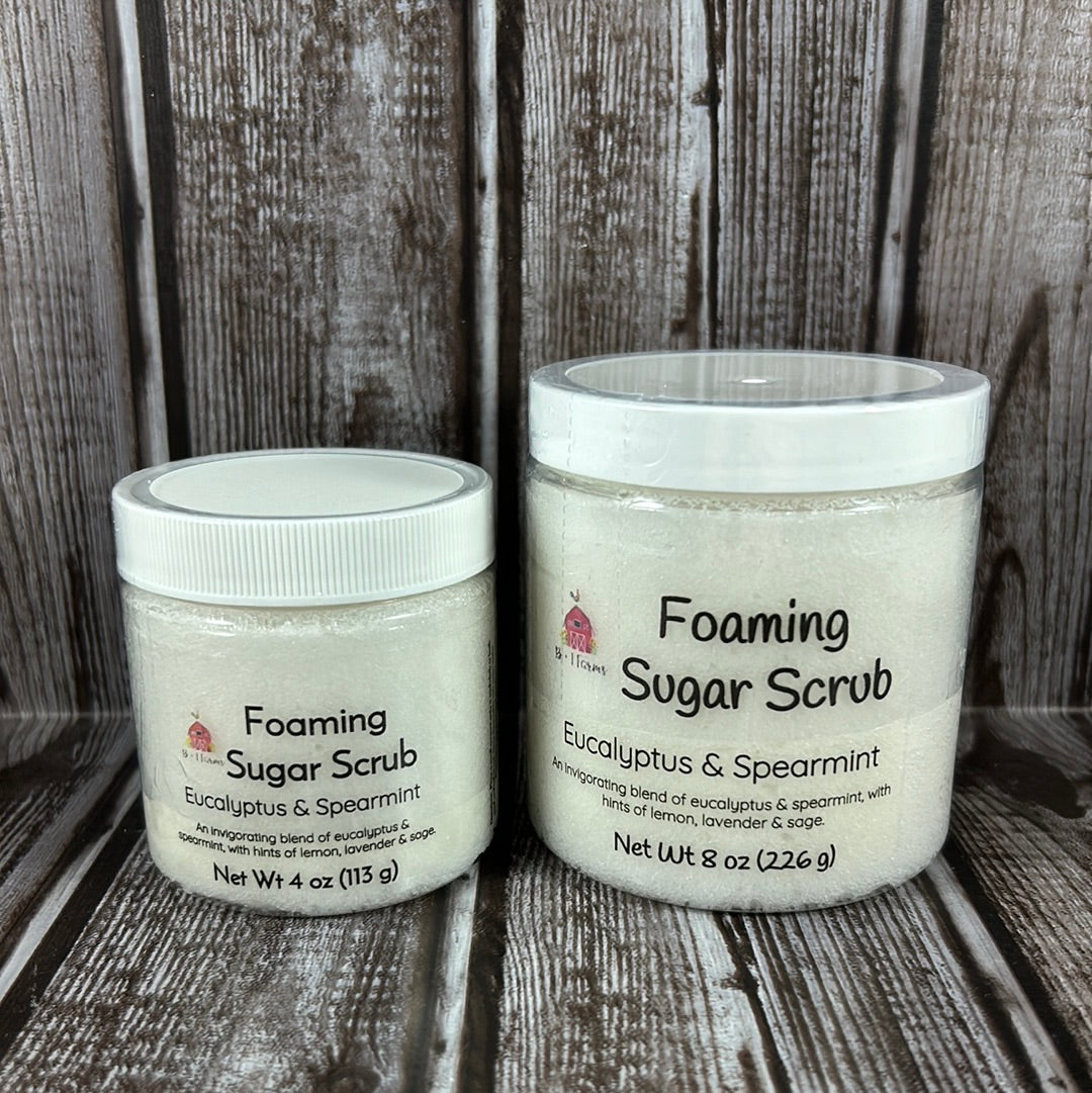 Eucalyptus & Spearmint Foaming Sugar Scrub