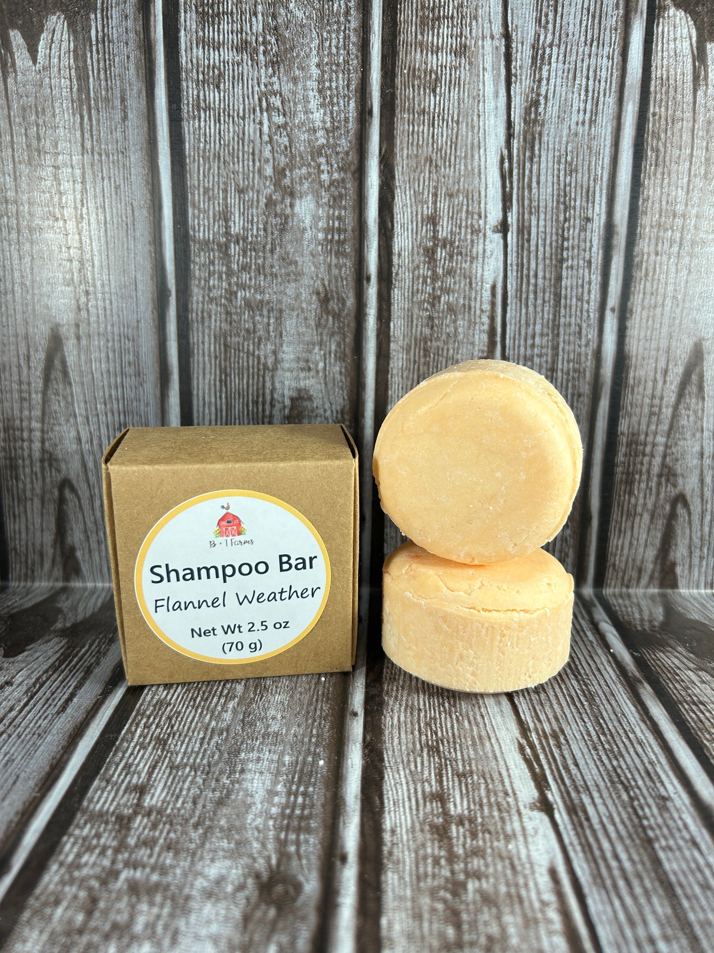 Flannel weather shampoo bar