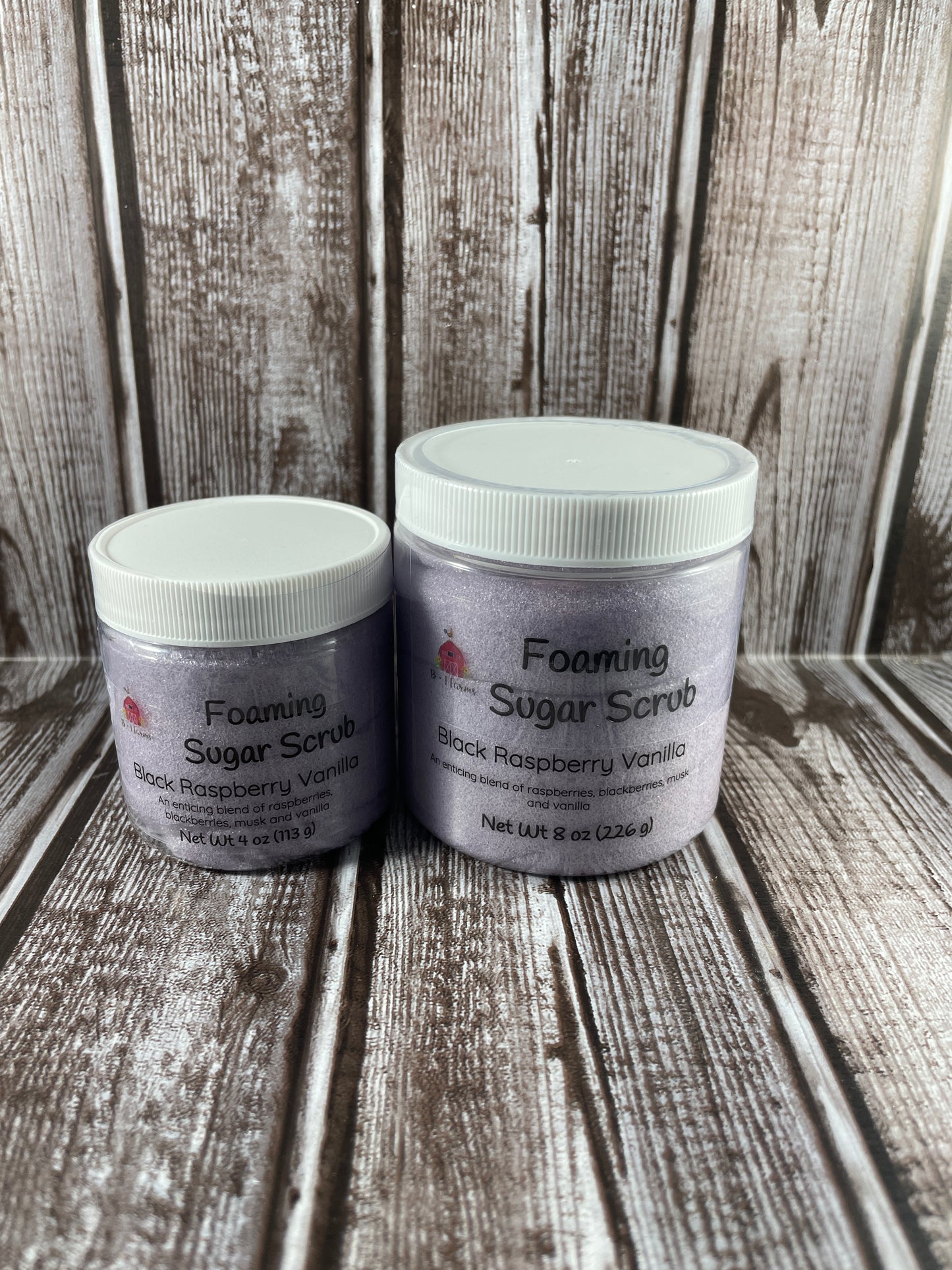 Black Raspberry & Vanilla Foaming Sugar Scrub