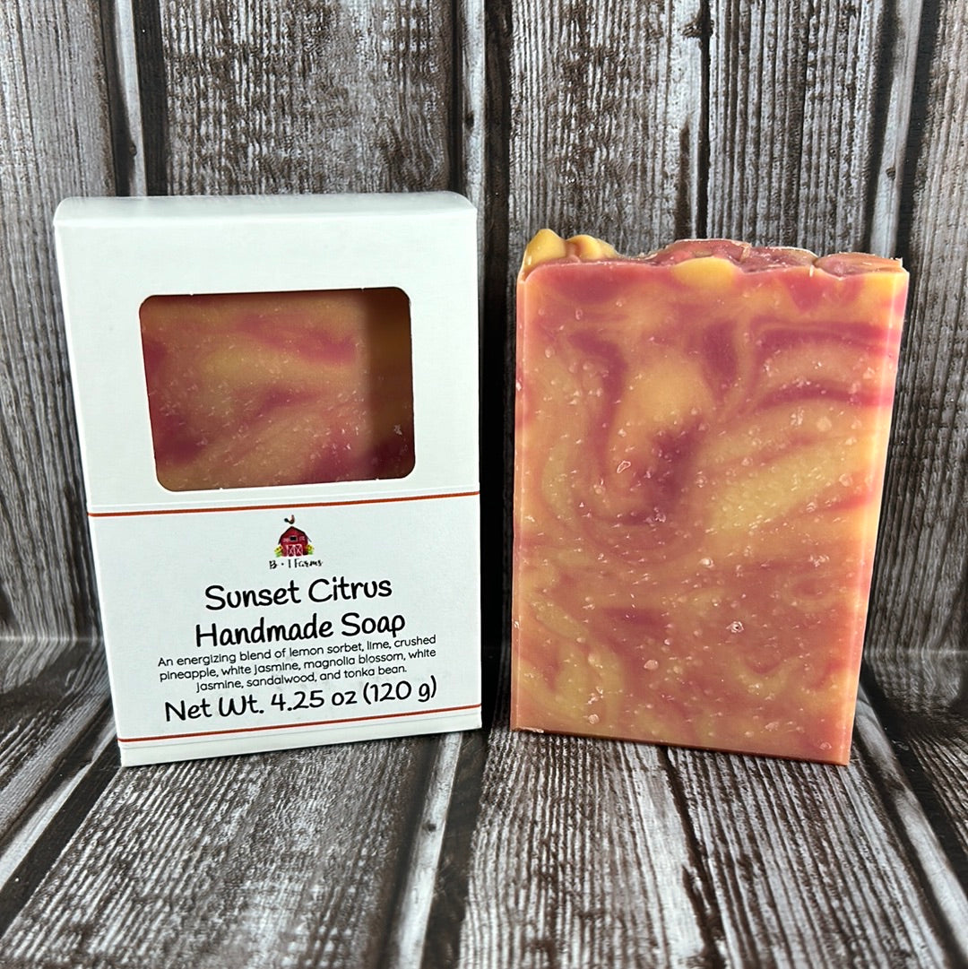 Sunset Citrus Handmade Soap