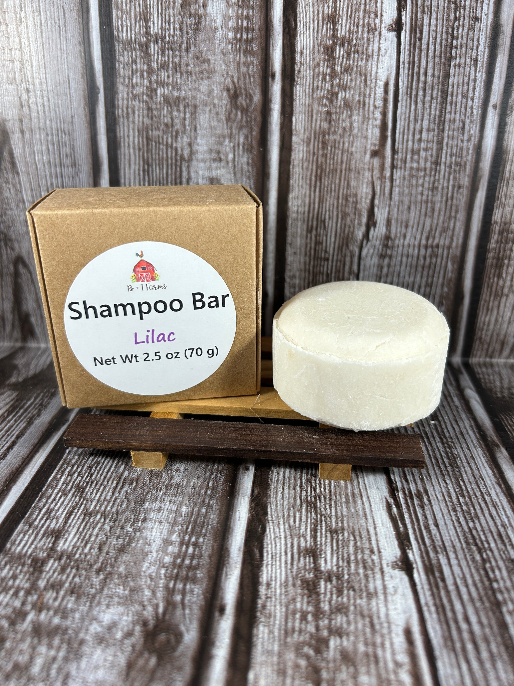 Lilac scented shampoo bar