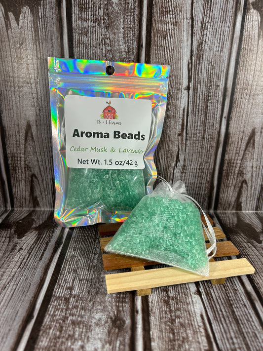 Cedar Musk & Lavender Aroma Beads