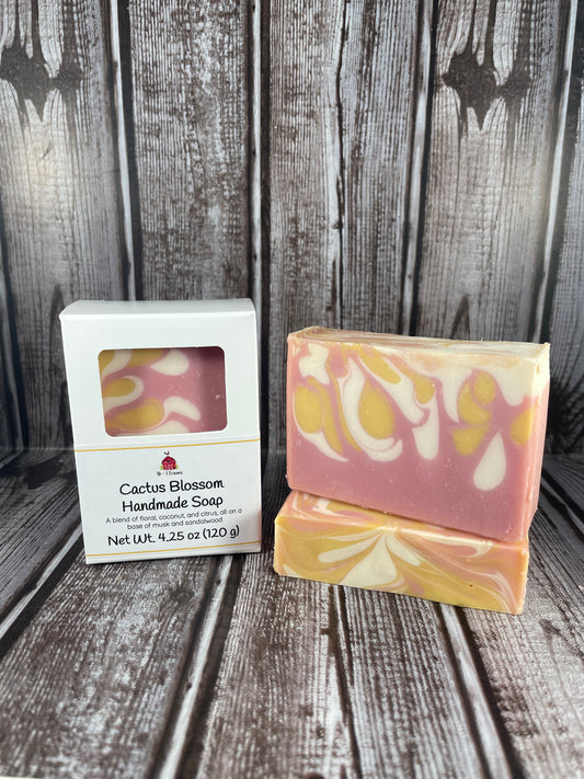 Baja Cactus Blossom Handmade Soap